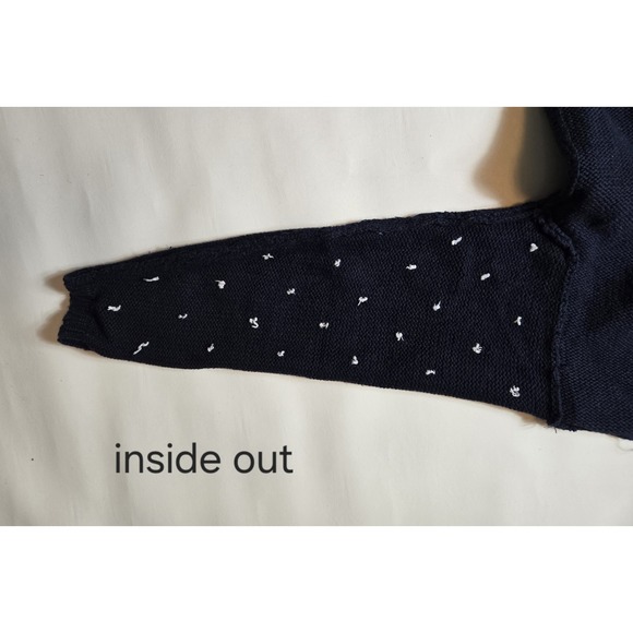 Vintage 1992 Eagle's Eye Morton Salt Girl Hand Knit Pullover Sweater Size M Vtg - Picture 11 of 16